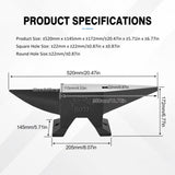 66Lbs Cast Steel Anvil, High Hardness Rugged Round Horn Anvil Blacksmith, Large Countertop and W2885P246380