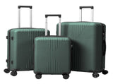PP Trolley Case 20in 24in 28in 3PCS Suitcase Set Dark Green 86889687