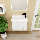 Bathroom Vanity with Sink 22 Inch for Small Bathroom,Floating Bathroom Vanity with Soft Close W99984104