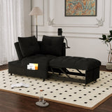 1 versatile foldable sofa bed in 3 lengths, modern sofa sofa sofa velvet pull-out bed, loveseat sofa W1825P246360
