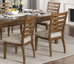 ZUN Cherry Finish Traditional Style Side Chairs Set of 2pc Wooden Frame Ladder Back Design Dining Room B011113351