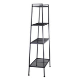 Widen 4 Tiers Bookshelf Black 58038401