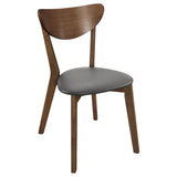 Walnut 2-Piece Writing Desk Set B062P153671