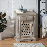 WOODEN NIGHTSTAND WITH 1 DRAWER 1 DOOR 69357.00