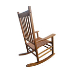 ZUN BALCONY PORCH ADULT ROCKING CHAIR Brown W2297P143135