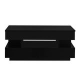 Lift-Top Coffee Table with 2 Drawers, Modern Coffee Table with Adequate Hidden Compartment, 97569503