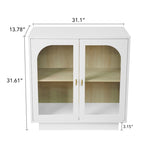Storage Cabinet with Acrylic Door for Living Room, Dining Room, Study W688127147