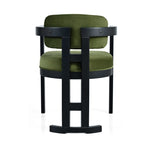 ZUN Indoor Upholstered Wood Dining Chair,Green+Black N768P221635E