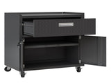 Rolling Garage Cabinet in Charcoal Gray B365P410807