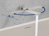 Male NPT Folding Bathtub Shower Faucet, Rain Shower Head System with Bath Tub Faucet Set and 14609428