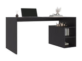 Benson Desk, 3 Shelves, Black Wengue B097P474292