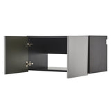 Astro Series 32 in. W x 16 in. H x 16 in. D Metal Wall Storage Cabinet B040P285917
