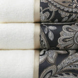 6 Piece Jacquard Towel Set B03598755