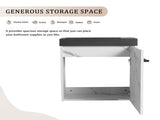 20'' Floating Wall-Mounted Bathroom Vanity with Resin Sink & Soft-Close Cabinet Door W999P143207