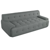 U_Style 86.2'' Modern Minimalist Style Tufted Design Upholstered Sofa, 3-Seat Modular Lounge Sofa N711P206619E