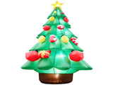 12FT Inflatable Christmas Tree with Gifts & Candy Canes, 6 LED Lights, 190D Polyester, US Plug 44147408