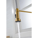 Pull down Single Handle Spring Kitchen Faucet W2287141942