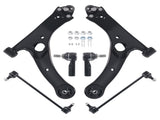 8 Pcs Front Lower Control Arm & Ball Joints fit for Pontiac Vibe 2003 - 2008 06215817