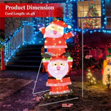 ZUN Christmas decoration with string lights 69099965