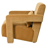 ZUN Mirod Sleek Right-Angle Armrests, Ergonomic Lumbar Support, Square Wooden Block Legs, Inclined Seat N760P193221G