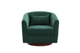 Swivel Accent Chair for Living Room, Sofa Chairs with Wood Base Side, Comfy Swivel Accent Chair with W2606P253944