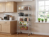 6-layer display rack with adjustable layer spacing, freely combinable and detachable, featuring a 79314671