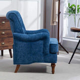 Accent Chair With Comfy Chenille Club Fabric,Comfy Upholstered Living Room Arm Chair,Springs 90350839
