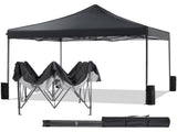 10x10 FT Pop Up Canopy Tent with Slant Legs and Carrying Bag, Easy Setup Outdoor Shelter for Patio, 17179199