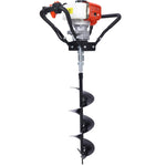 ZUN Post Hole Digger, 43cc Post Hole Digger, Gas Powered Earth Digger with 6&8" and absorber,Earth Auger W465109914