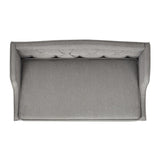 Robin 35" Tufted Wingback Pet Sofa Bed, Medium, Uptown Gray Stain Resistant High Performance B2719P238248