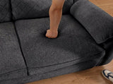 Thick Padded Single Accent Sofa Chair with Armrests, Comfort Indoor Lazy Lounge Chair for Living W680P512841