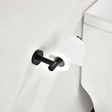 ZUN 2 Pack Toilet Paper Holder - Matte Black SUS304 Stainless Steel Toilet Paper Holder Towel Rack for 74536928