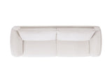 Sharon 84" Puffy Arm Sofa, Alpaca Off-White Chenille B2719P238353