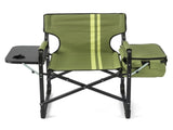 46.46" x 20.87" x 33.46" Folding Camping Chair with Side Table & Insulated Cooler Bag, Spray-Coated 78557006