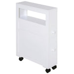 ZUN Bathroom Side Storage Cabinet - White （Prohibited by WalMart） 06312273