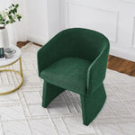 ZUN Modern style simple and elegant chair, green leisure chair, suitable for dining/bedroom/living W487P186356