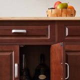 Mobile Kitchen Island Cart With 2 drawers W1820138610