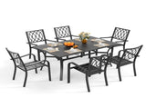 Chair 2 - Heavy-Duty Metal Chair 350LB Capacity, Ergonomic Breathable Patio Chair - 30 Min Assembly, 88304670