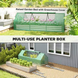 8.6 ft x 3 ft Mini Greenhouse Raised Garden Bed 54883361