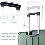 Luggage Sets 3 Piece, Hard shell ABS Lightweight Durable Suitcases with Double Spinner Wheels N730P244921F