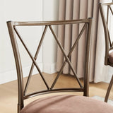 ZUN 2 Piece Bar Stools, Bar Chairs, Brown Bar Stools,Country Style Industrial,Easy to Assemble, with W2167P168730