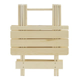 Folding Square Table Patio Outdoor solid wood Table for Backyard, Balcony, Portable Design 94342965