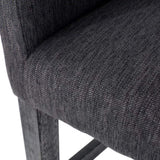 Upholstered 26 inch Counter Stool - Charcoal/Gray 71252.00CHAR