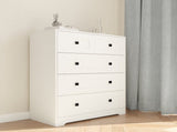 Chest Of Drawer with 5 drawers white color farm door W2139P241084