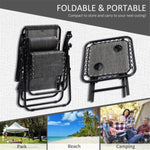 ZUN Folding Lounge Chairs / beach chair （Prohibited by WalMart） 97635013