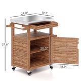 Outdoor Bar Cart Grill Table 50971937