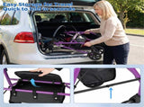 2-in-1 Rollator Walker with Seat , 8-Inch Large Wheels & Versatile Braking System, 15862694