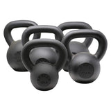 ZUN 45LBS Solid Cast Iron Kettlebells Ideal for Strength Training, Building Muscles 12494097