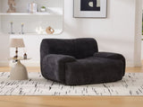 42" Wide Modern Upholstered Oversized Accent Chair, Boneless Single Sofa Chair, Chenille Armchair W3118P453261