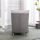 COOLMORE Linen Massage Chaise Lounge Indoor with Remote Control,Ergonomic Electric Massage Long W39539625